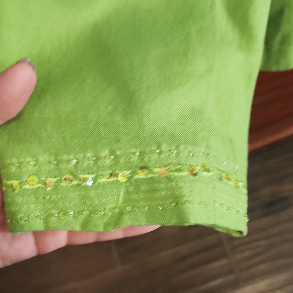 Dressbarn Vibrant Green Jacket - Picture 6 of 8